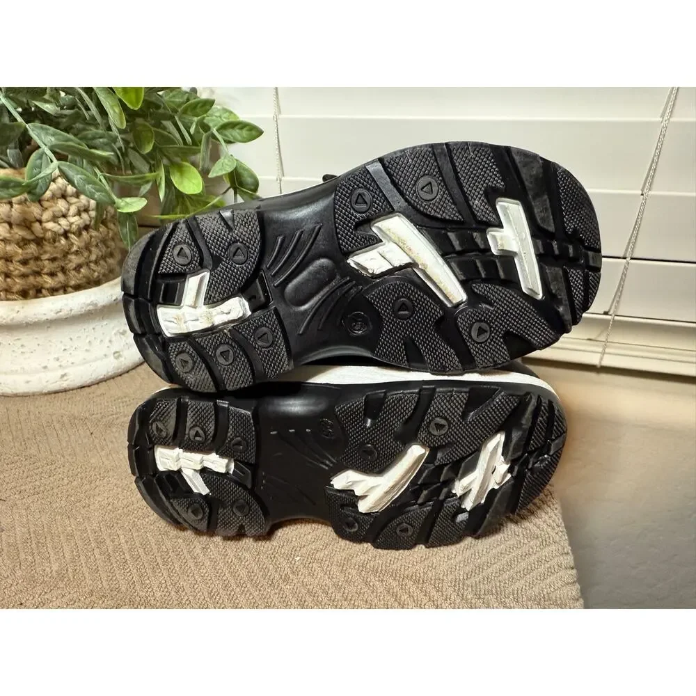Toddler Snow Winter Boots Black Waterproof Size UK 25 US 8.5/9